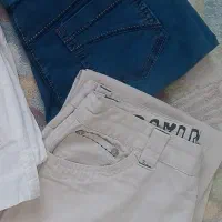 شلوار لی و کتان دخترانه و بچگانه نونو