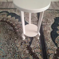 میز تلفن چوبی