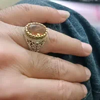 انگشتر نقره سیترین