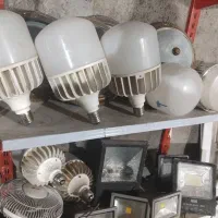 لامپ LED حبابی ۱۶۰وات و پروژکتور صنعتی|لامپ و چراغ|صباشهر, |دیوار