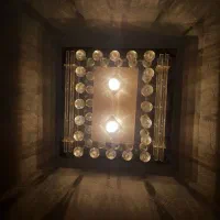 لوستر سقفی استیل|لوستر و چراغ آویز|صوفیان, |دیوار