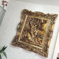 تابلو برجسته طلایی