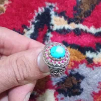 انگشتر یاقوت زرد فیروزه نیشابور|جواهرات|مشهد, تلگرد|دیوار
