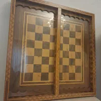 تخته نرد قدیمی تمام چوب یتیکه کلکسیونی