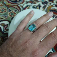 انگشتر توپاز شفق(شوه)ستاره سلیمان|جواهرات|اراک, |دیوار