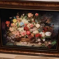 تابلو فرش ابریشم  ماشینی