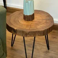 میز جلو مبلی و عسلی روستیک