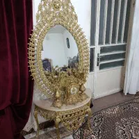 آینه و شمعدان برنج