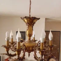 لوستر ۸شاخه برنزی