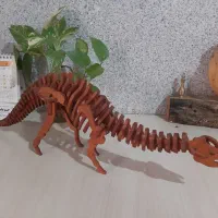 معرق اسکلت دایناسور|صنایع دستی و سایر لوازم تزئینی|قائم‌شهر, |دیوار