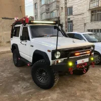 پاترول دو درب سفید آفرودی، فول آپشن و بی‌نقص