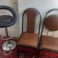 صندلی فلزی و اوپن