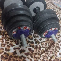 یک جفت دمبل رکورد|تجهیزات ورزشی|ری, فیروزآباد|دیوار