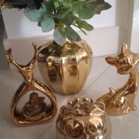 دکوری تزیینی طلایی نو