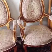 مبل سلطنتی بسیار بسیار تمیز با چوب راش روکش طلایی|مبلمان خانگی و میز عسلی|فردیس, طالقانی|دیوار