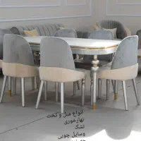 میز نهار خوری/ با بهترین کیفیت چوب/تولید انصاری|میز و صندلی غذاخوری|یاسوج, |دیوار