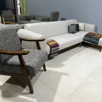 مبل ال مینیمال تک رنگ|مبلمان خانگی و میز عسلی|کاشمر, |دیوار