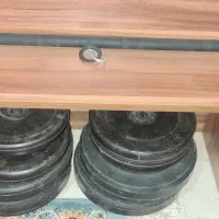 دستگاه بدنسازی ۱۲ کاره با سی کیلو وزنه و میله ها|تجهیزات ورزشی|تهران, کوی بیمه|دیوار