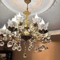 لوستر برنز|لوستر و چراغ آویز|تهران, منیریه|دیوار