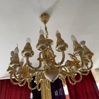 فروشنده ،خریدار لوستر برنجی (برنز)