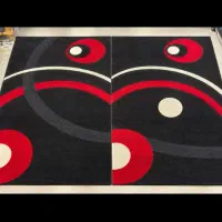 دو عدد گلیم فرش ۱۲ متری