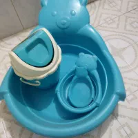 سرویس لگن حمام نوزاد و دستشویی آموزشی