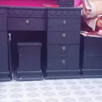 تخت خواب دونفره چوبی باتشک رویال