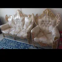 مبل ۷نفره درحد نو|مبلمان خانگی و میز عسلی|تاکستان, |دیوار