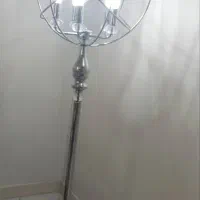 ساعت پایه دار استیل و آباژور استیل رنگ ثابت
