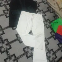 مانتو کتی کتان باشلوار دمپا