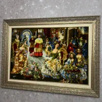 تابلو فرش دستبافت پاپ تبریز