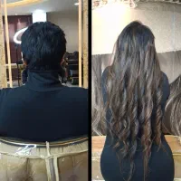 اکستنشن موی طبیعی بدون آسیب با بهترین چسب کره ای|خدمات آرایشگری و زیبایی|اصفهان, پوریای ولی|دیوار