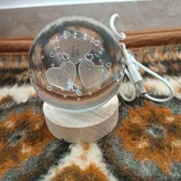 گوی شیشه ای سایز متوسط|چراغ خواب و آباژور|مرند, |دیوار