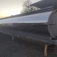 فروش تانکر دو جداره استیل سه محوره بدون محور