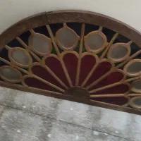 پنچره تزیینی چوب ساج