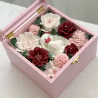 شمع های معطر* باکس گل* هفت چاکراه*  متریال ارگانیک|صنایع دستی و سایر لوازم تزئینی|بابلسر, |دیوار