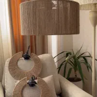 لوستر رافیا و مکرومه