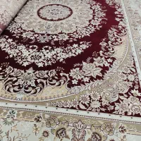 یک جفت فرش ۱۲ متری زرشکی ستاره طلایی ملت|فرش|اصفهان, سروستان|دیوار