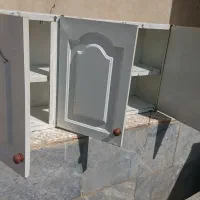 کابینت فلزی و سینک ظرفشویی|مصالح و تجهیزات ساختمان|آبیک, |دیوار