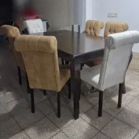 میز ناهار خوری ۶ نفره چوبی