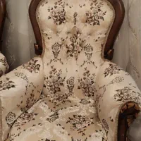 مبل راحتی سلطنتی چوب راش ۹نفره
