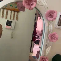 آینه قدی(مدل گل رز صورتی)|آینه|شهریار, شهرک شاهد|دیوار