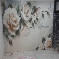 نصاب کاغذ دیواری وپوستر سه بعدی|خدمات پیشه و مهارت|اهواز, گلستان|دیوار
