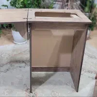 میز چرخ خیاطی و کشو پلاستیکی