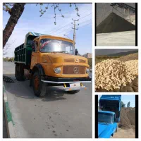 شن ماسه شسته ملاتی پوکه بادامی سنگ خیم آجر خاک