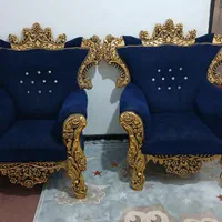 2 عدد مبل تک نفره سلطنتی|مبلمان خانگی و میز عسلی|آق قلا, |دیوار