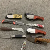 چاقو کلمسیونی استیل برند کلمبیا بوکر گربر