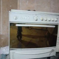 بخاری شومینه دار و گاز 5 شعله فر