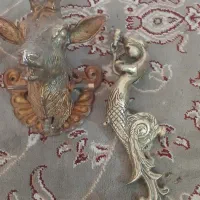 کله گوزن.  با پری دریایی ب فروش میرسد|مجسمه، تندیس، ماکت|ابهر, |دیوار