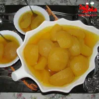 فروش کامپوت سیب خانگی کاملاً طبیعی
